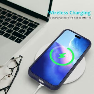 iPhone 17 Pro Max Silikonskal - Mörkblå