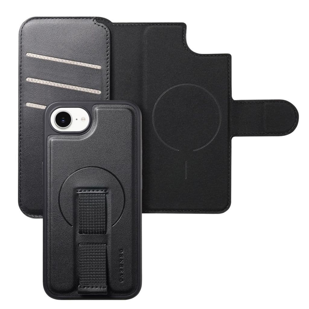 CASENEO iPhone 16e Plånboksfodral Magnetiskt RFID – Svart - Bild 7