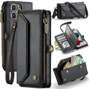 CASEME iPhone 13 Pro Max Plånboksfodral Kortfack - Svart