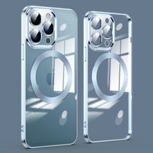 iPhone 12 Pro Max TPU Skal med MagSafe - Ljusblå