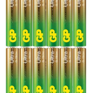 GP Ultra Alkaline AAA-batteri, 24AU/LR03, 12-pack