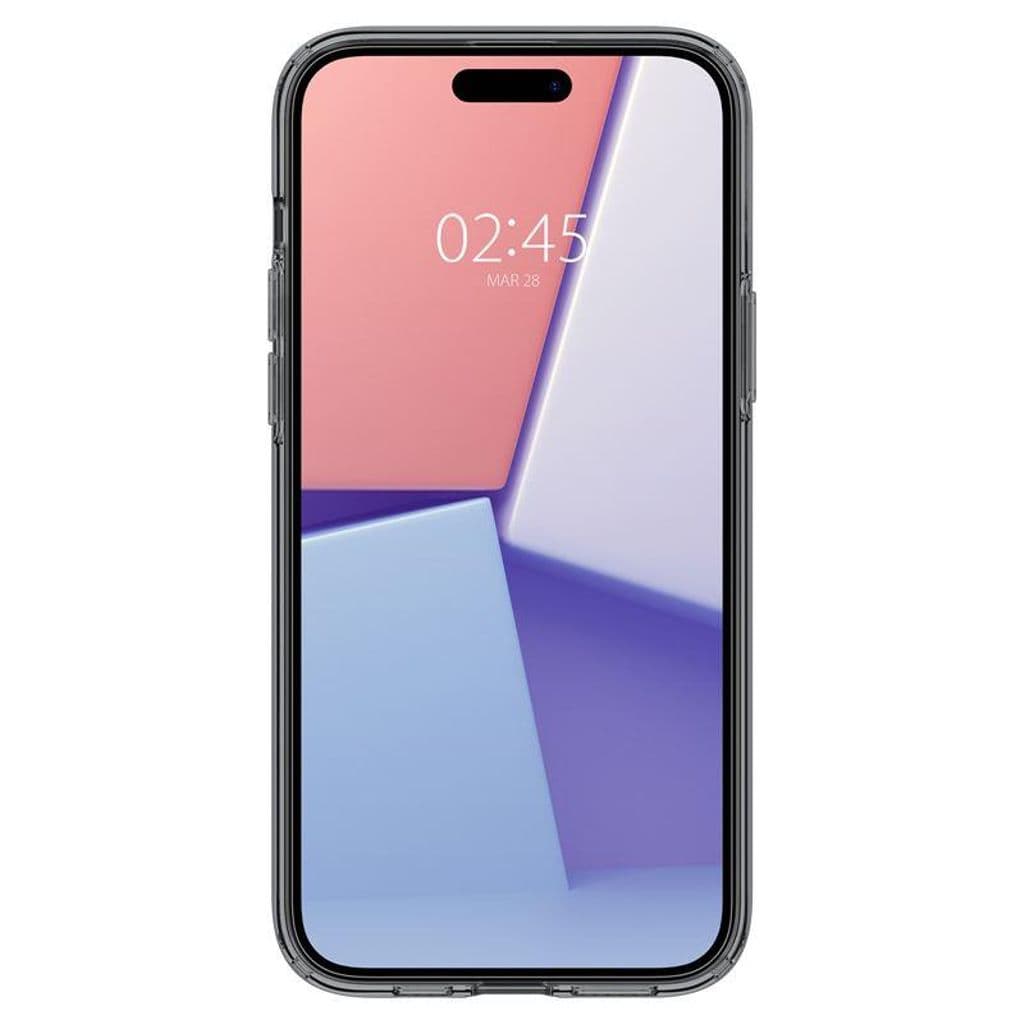 Spigen Crystal Flex Skal till iPhone 15 Plus - Grå/Transparent - Bild 10