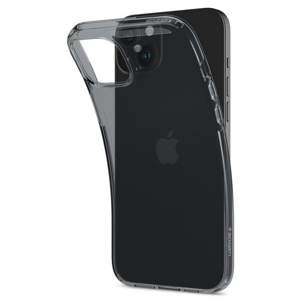 Spigen Crystal Flex Skal till iPhone 15 Plus - Grå/Transparent - Bild 2