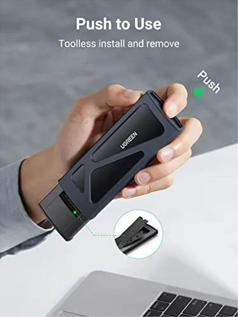 UGREEN M.2 NVMe SSD-hölje - Svart - Bild 2