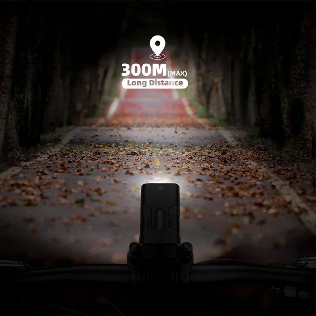 Rockbros Cykellampa Powerbank 10000mAh, 850 lm - Svart - Bild 6