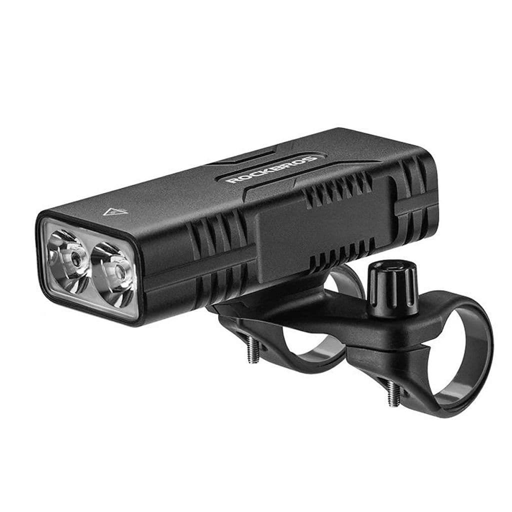 Rockbros Cykellampa Powerbank 10000mAh, 850 lm - Svart