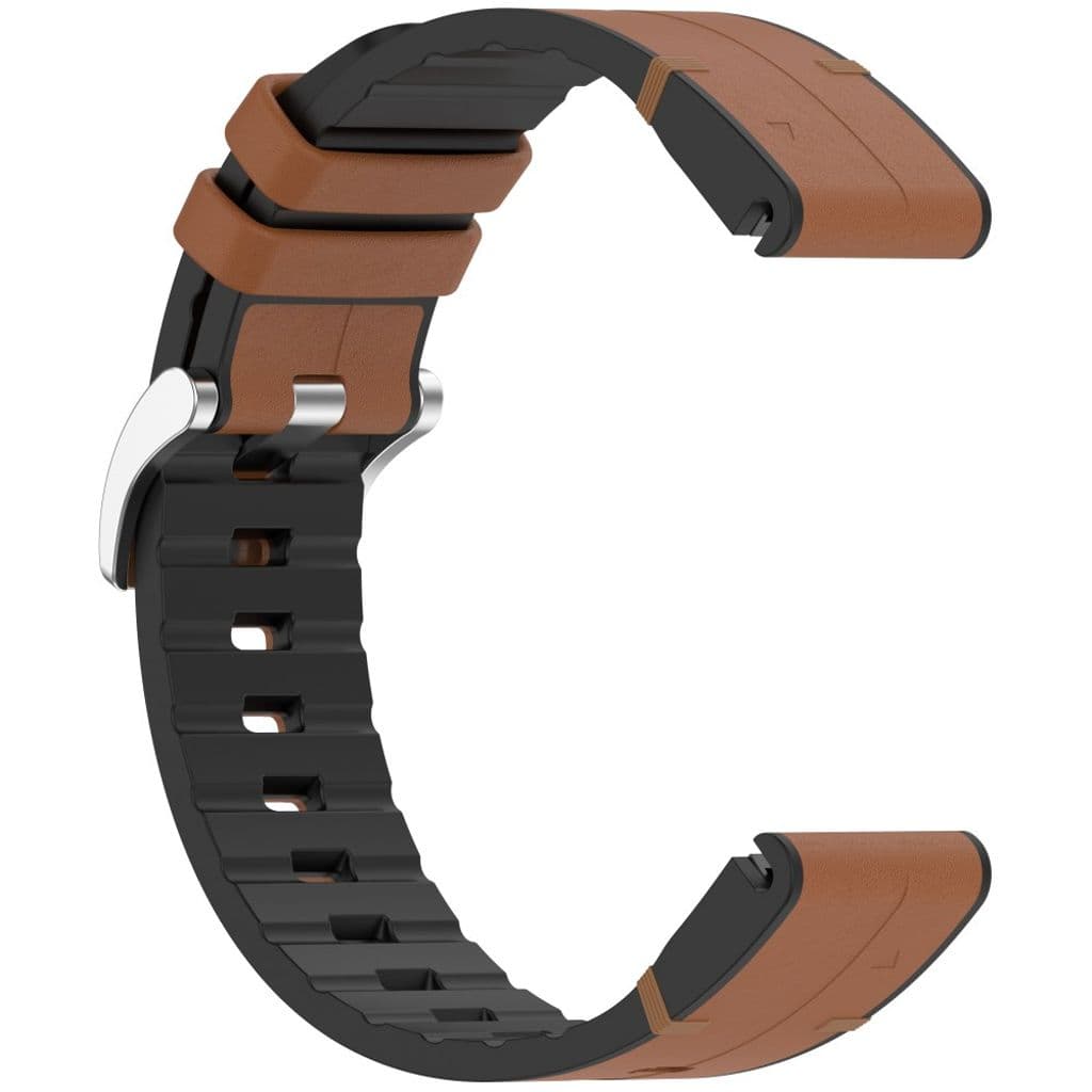 Garmin Fenix 8 47mm etc. Tvåfärgat klockarmband - Brun - Bild 3