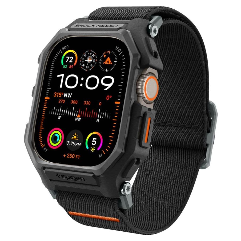 Spigen Lite Fit Pro Kockarmband till Apple Watch Ultra 1/2 (49 mm) - Matte Black