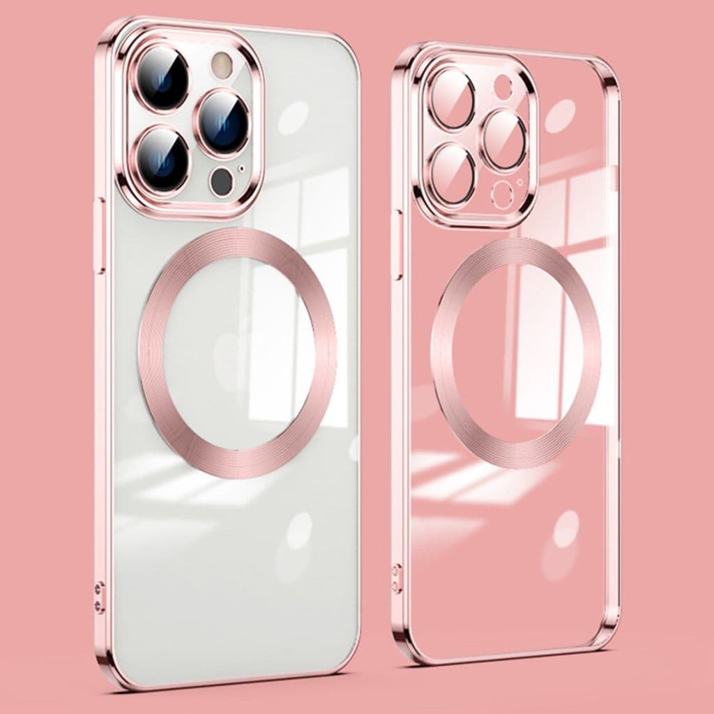 iPhone 12 Pro Max TPU Skal med MagSafe - Roséguld