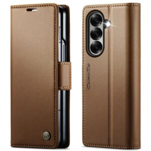 CASEME Samsung Galaxy Z Fold8 Ultra Plånboksfodral med RFID-skydd - Brun