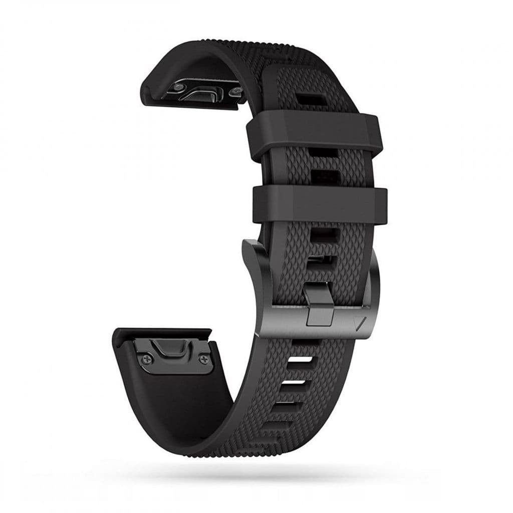 Tech-Protect Smooth Kockarmband till Garmin Fenix 6X/7X etc - Svart