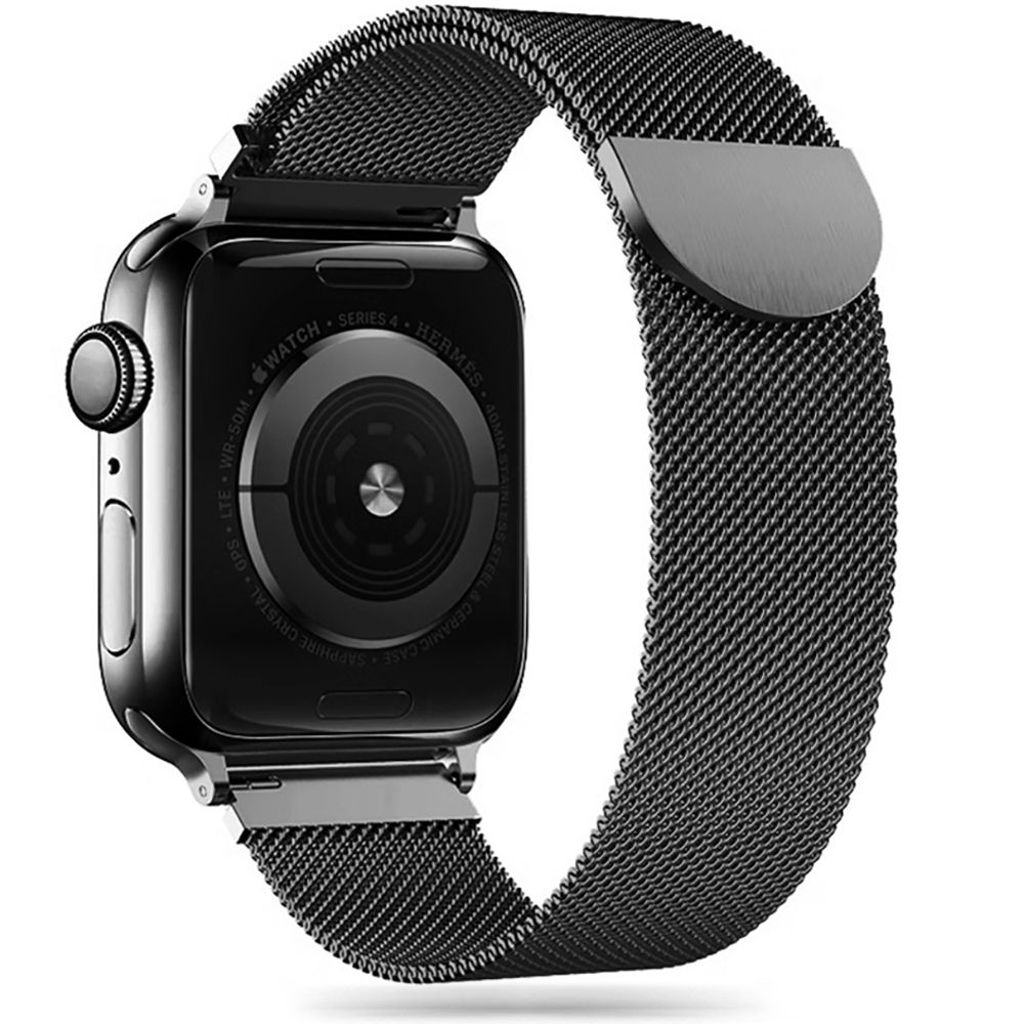 Tech-Protect MilaneseBand Kockarmband till Apple Watch 38/40/41 mm - Svart