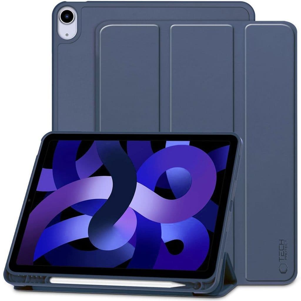 Tech-Protect SC Pen Fodral till iPad Air 10.9" 2020-2022 / 11" 2024 - Marinblå