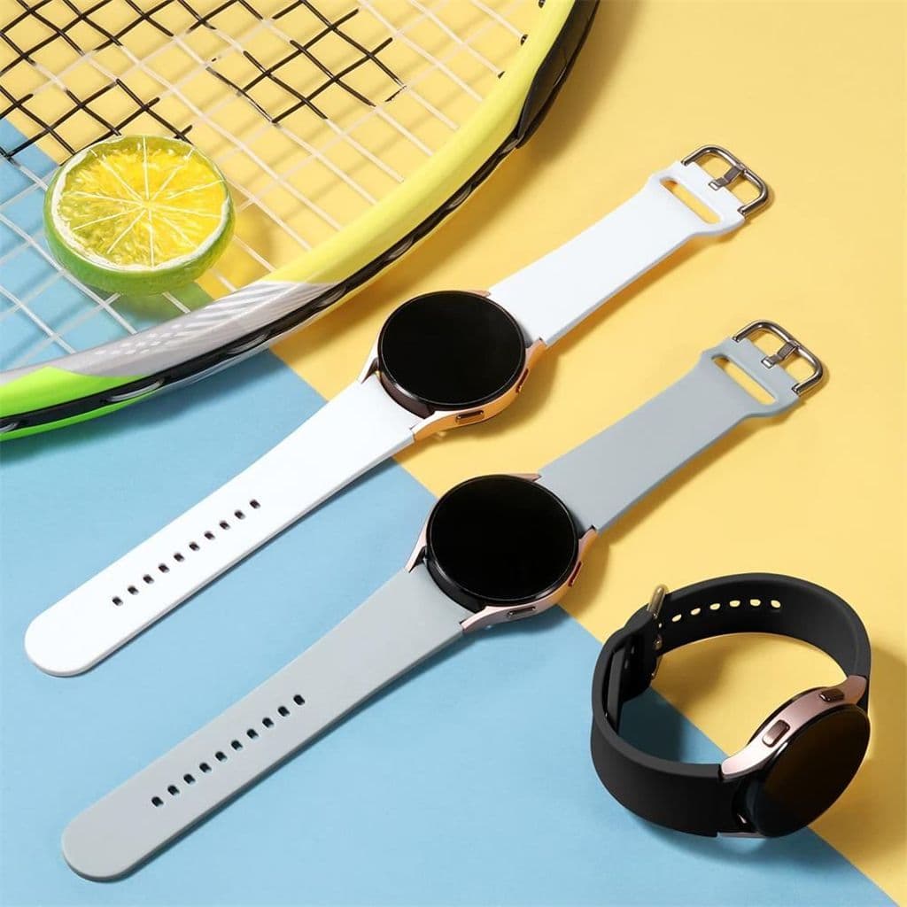 Tech-Protect IconBand Kockarmband Samsung Galaxy Watch 4/5/5 Pro/6/7/FE - Vit - Bild 6