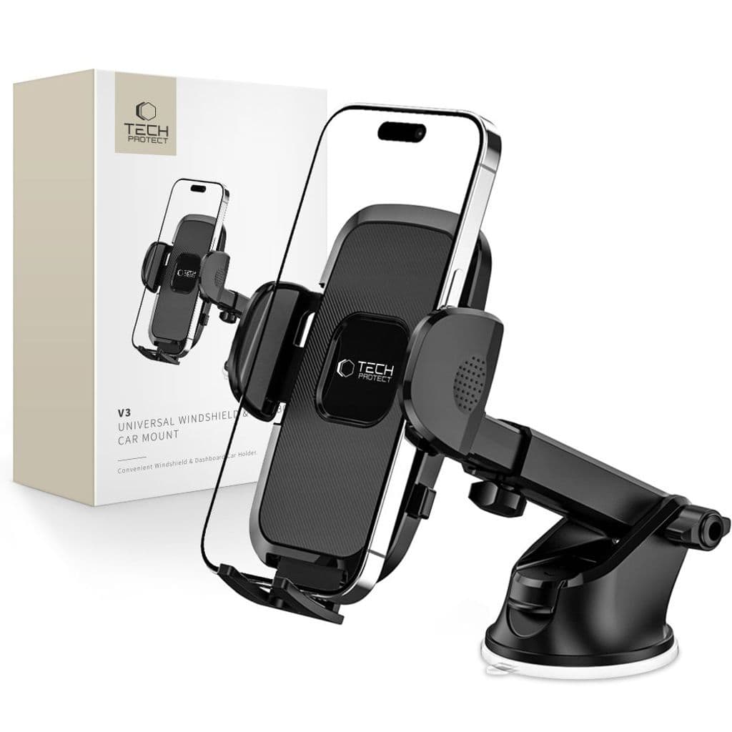 Tech-Protect V3 telefonhållare bil – svart - Bild 3