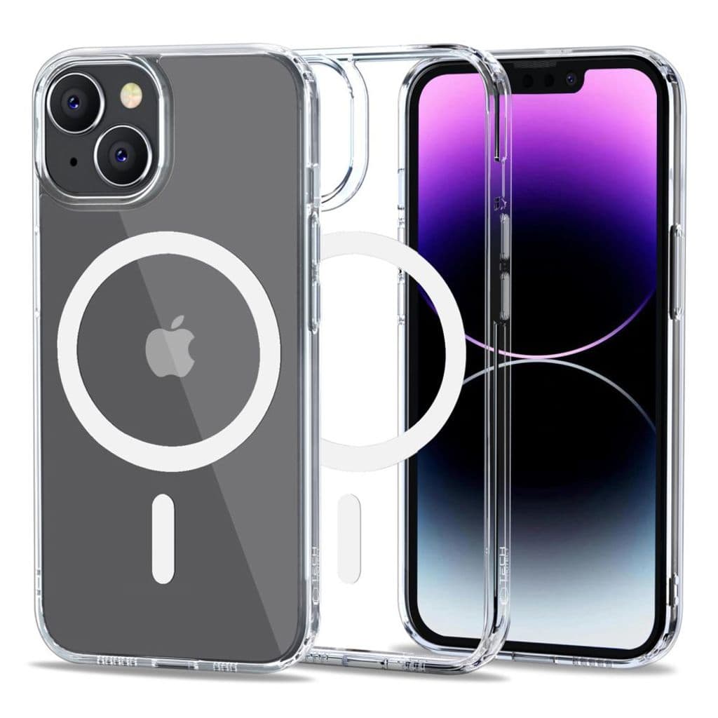 Tech-Protect FlexAir Hybrid MagSafe Skal till iPhone 14 - Transparent