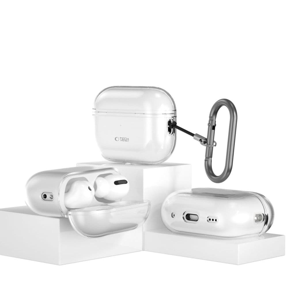 Tech-Protect FlexAir Skal till AirPods Pro 1 / 2 - Transparent - Bild 8
