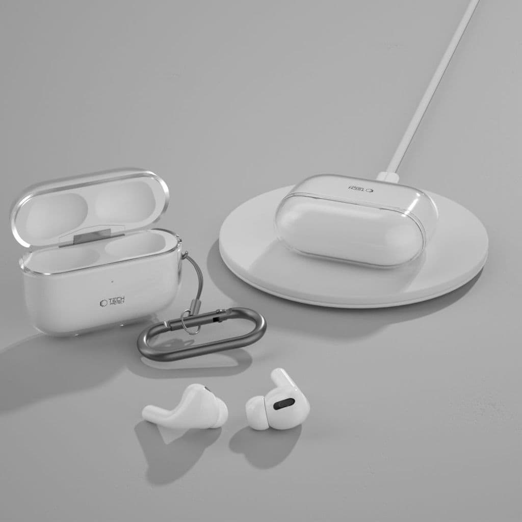 Tech-Protect FlexAir Skal till AirPods Pro 1 / 2 - Transparent - Bild 2