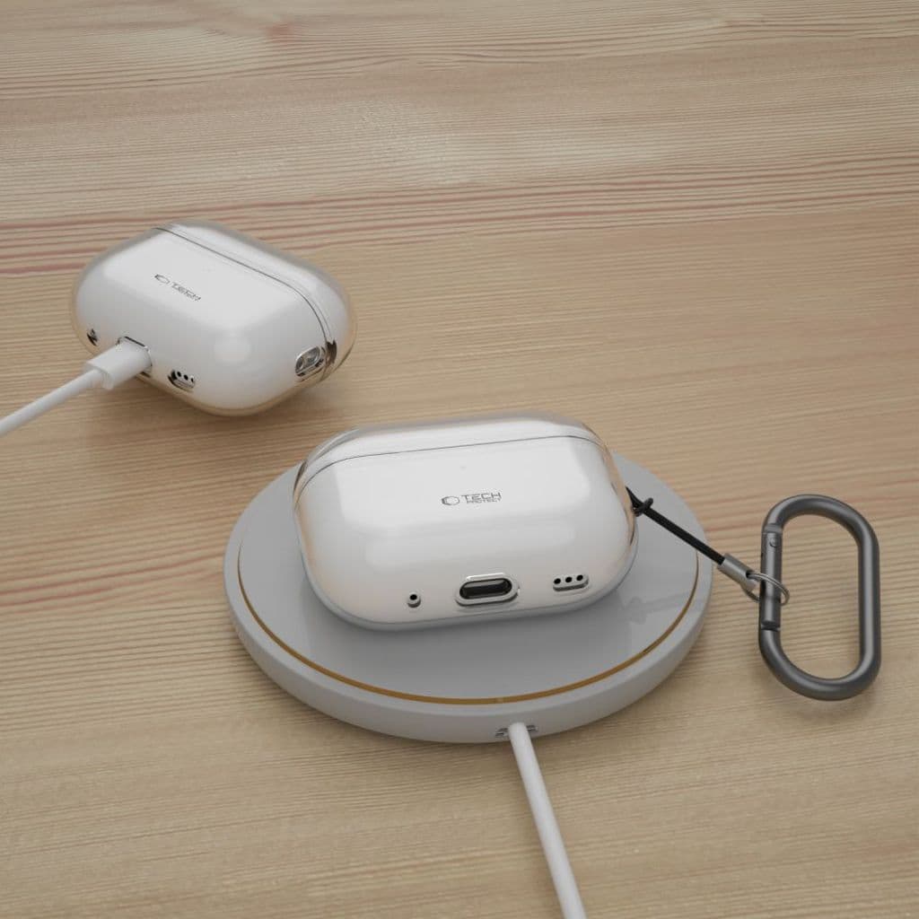 Tech-Protect FlexAir Skal till AirPods Pro 1 / 2 - Transparent - Bild 5