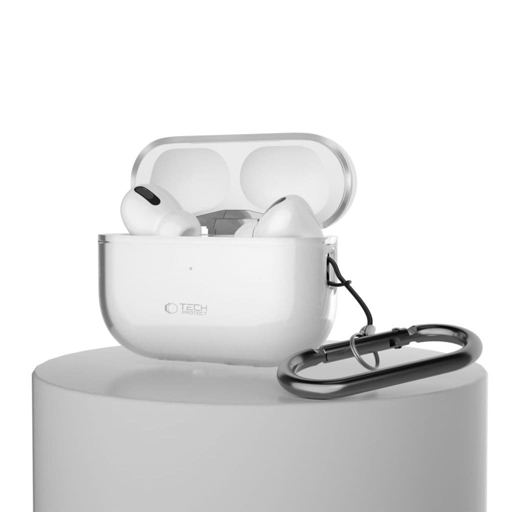 Tech-Protect FlexAir Skal till AirPods Pro 1 / 2 - Transparent - Bild 9