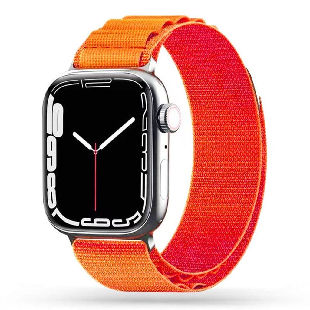 Tech-Protect Nylon Pro Kockarmband till Apple Watch 42/44/45/49 mm - Orange - Bild 6