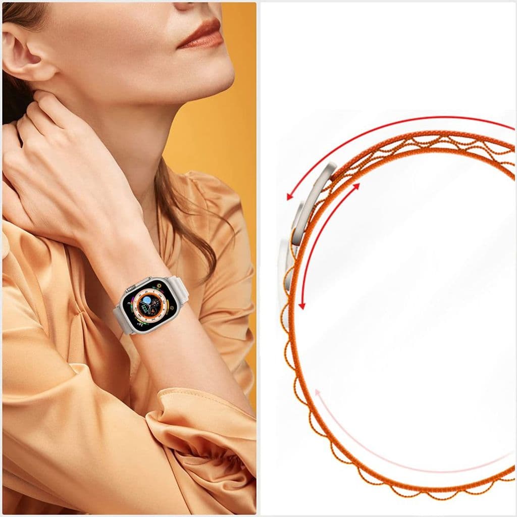 Tech-Protect Nylon Pro Kockarmband till Apple Watch 42/44/45/49 mm - Mörkgrön - Bild 2