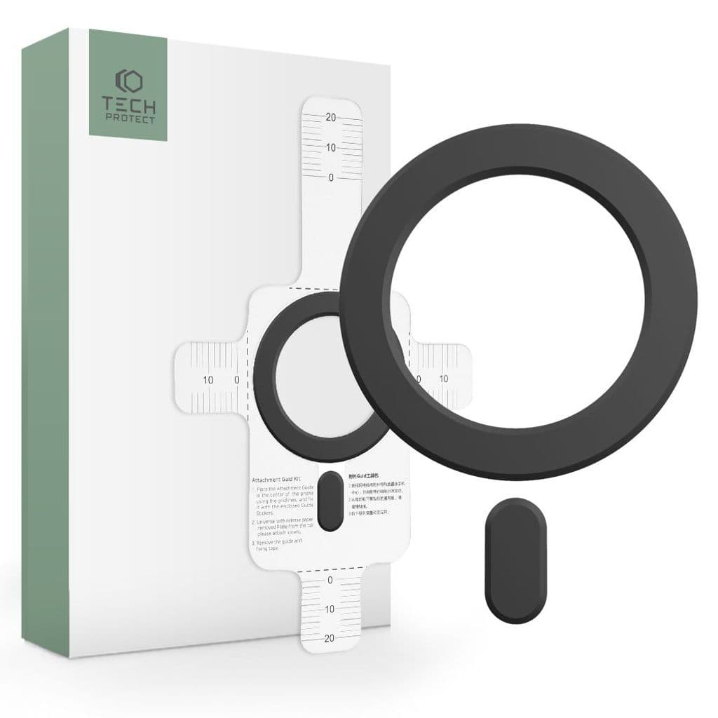 Tech-Protect MagMat MagSafe Magnetisk Ring Universal – Svart