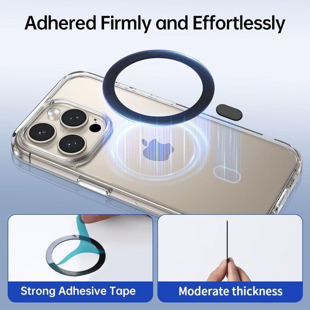 Tech-Protect MagMat MagSafe Magnetisk Ring Universal – Svart - Bild 7