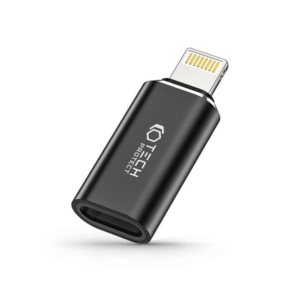 Tech-Protect UltraBoost USB-C till Lightning adapter - Svart