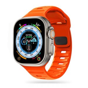 Tech-Protect IconBand Line Kockarmband till Apple Watch 42/44/45/49 mm - Orange