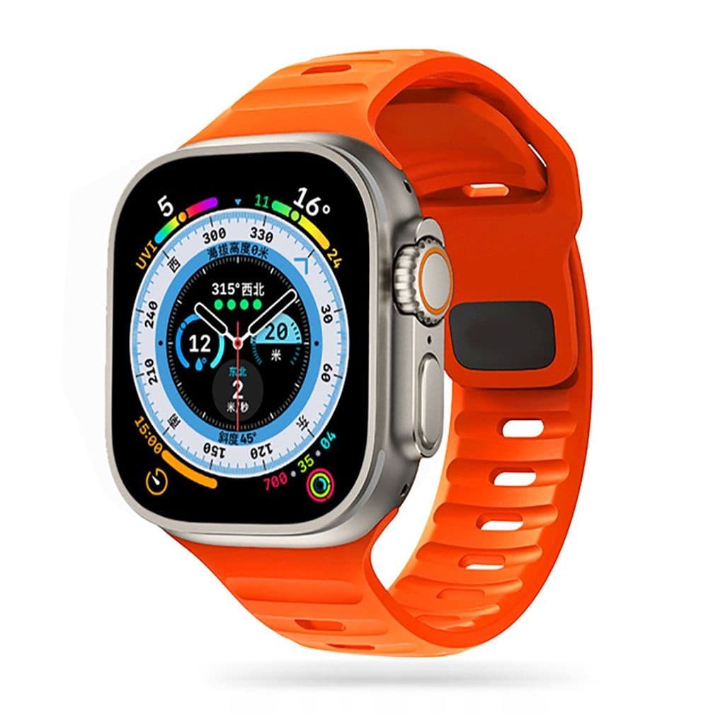 Tech-Protect IconBand Line Kockarmband till Apple Watch 42/44/45/49 mm - Orange