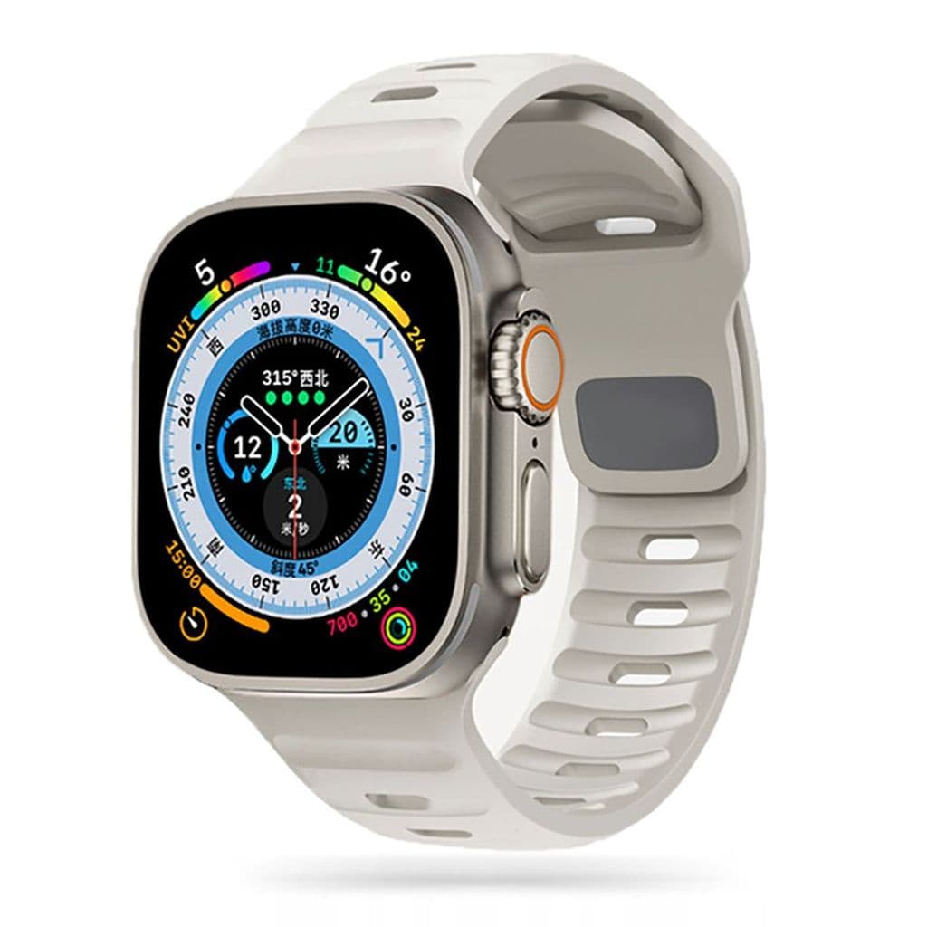 Tech-Protect IconBand Line Kockarmband till Apple Watch 42/44/45/49 mm - Beige