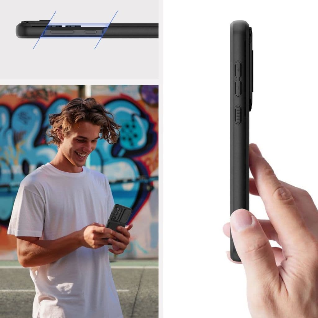 Tech-Protect Velar Cam+ Skal till Samsung Galaxy A55 5G - Svart - Bild 7