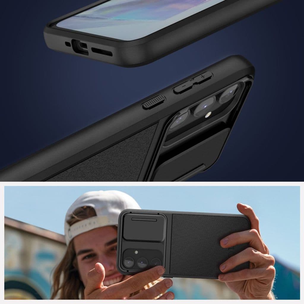 Tech-Protect Velar Cam+ Skal till Samsung Galaxy A55 5G - Svart - Bild 3