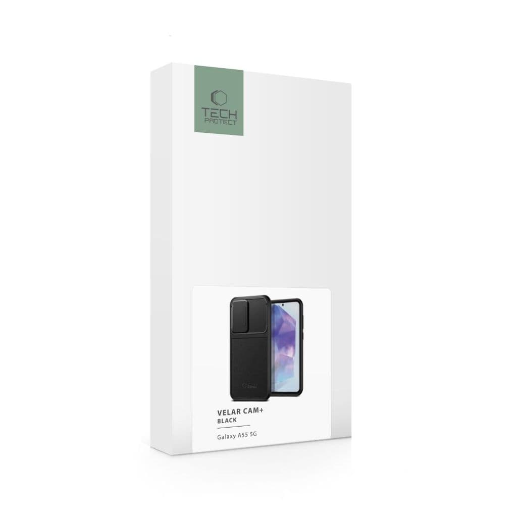 Tech-Protect Velar Cam+ Skal till Samsung Galaxy A55 5G - Svart - Bild 2