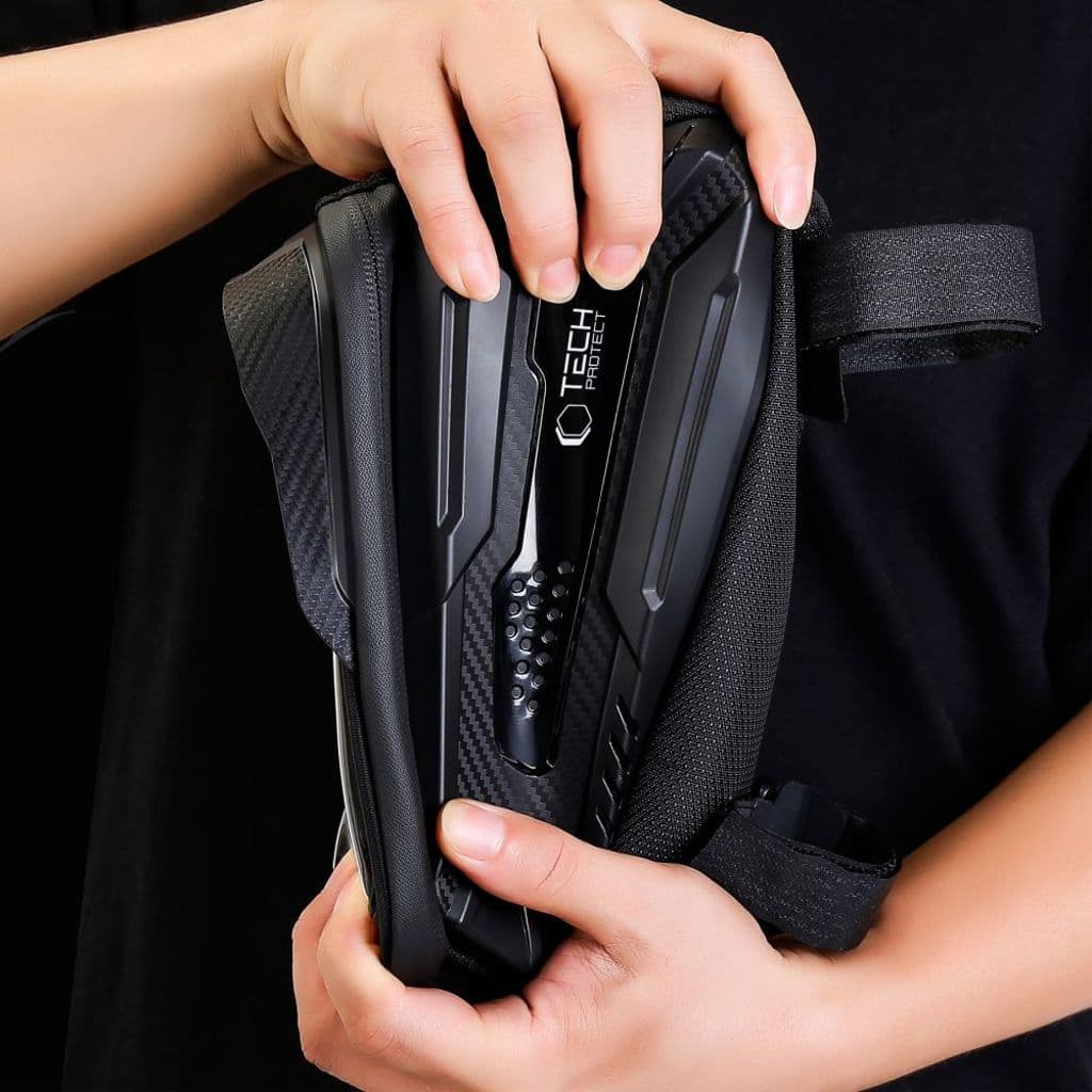 Tech-Protect V2 cykelväska med telefonficka 1.2l – svart - Bild 3