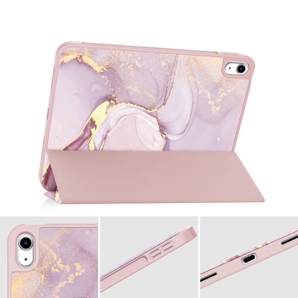 Tech-Protect SC Pen Fodral till iPad 10th Gen 2022 10.9" - Pink Marble - Bild 6