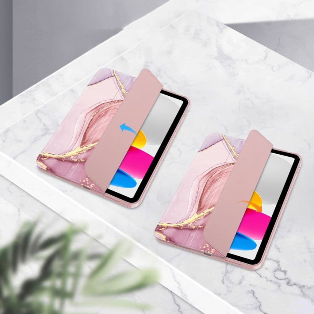 Tech-Protect SC Pen Fodral till iPad 10th Gen 2022 10.9" - Pink Marble - Bild 3