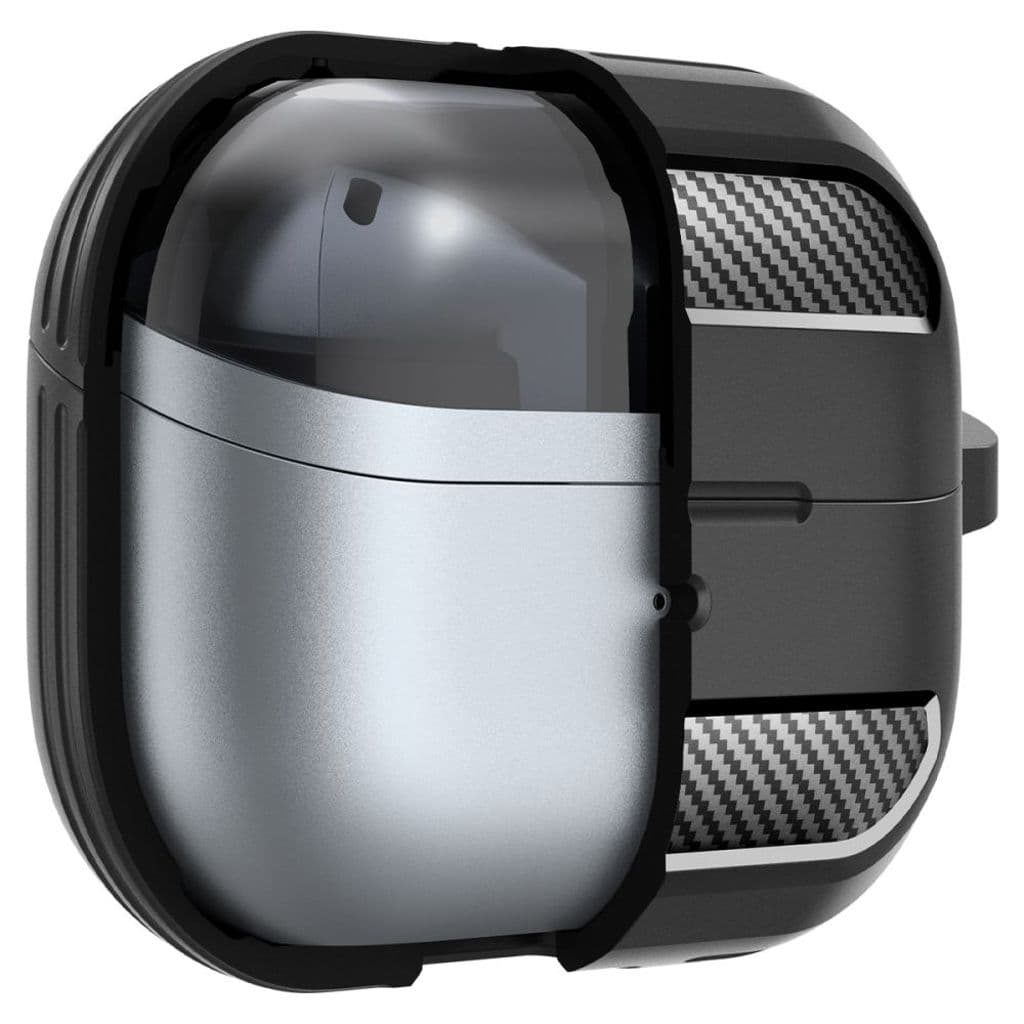 Spigen Rugged Armor with Carabiner Skal till Samsung Galaxy Buds 3/3 Pro Case - Svart - Bild 14