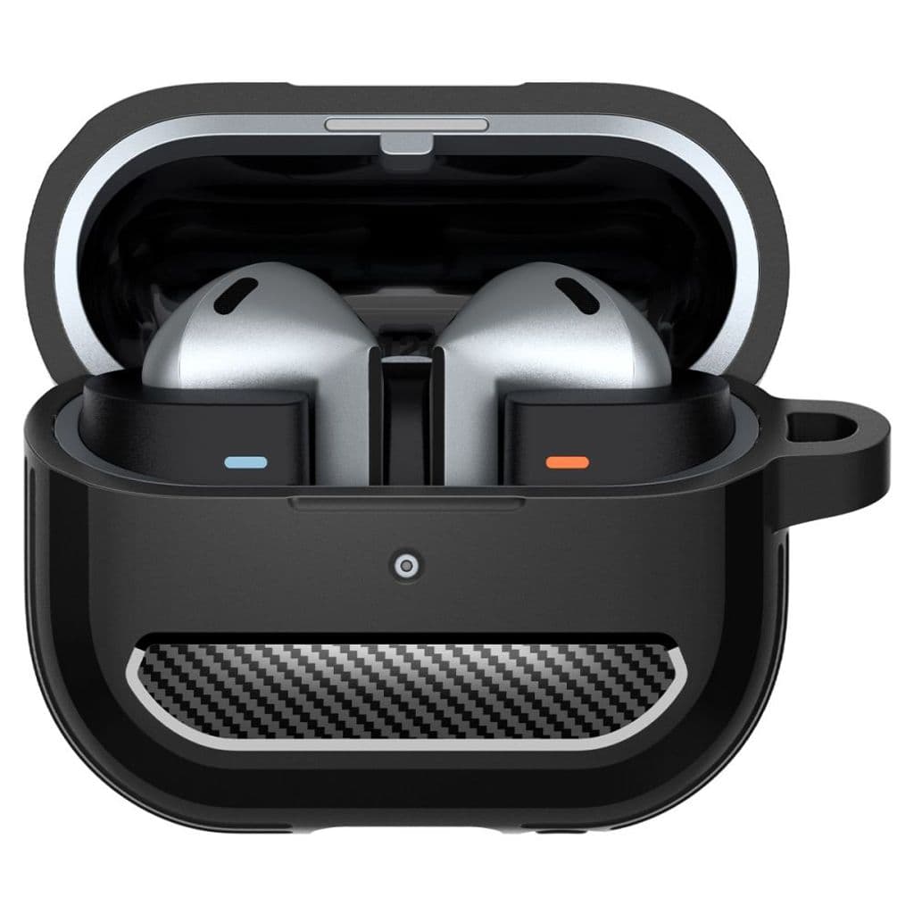 Spigen Rugged Armor with Carabiner Skal till Samsung Galaxy Buds 3/3 Pro Case - Svart - Bild 13