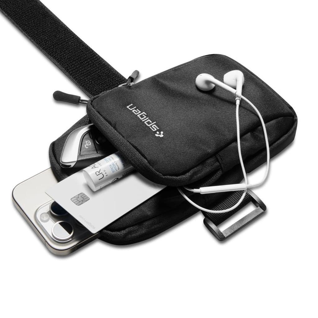 Spigen A702 sportarmband – svart - Bild 6