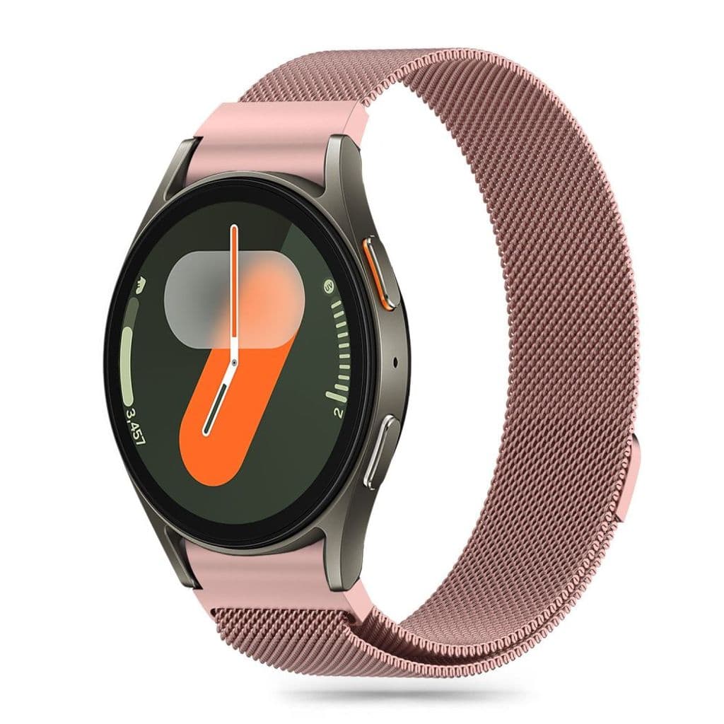 Tech-Protect MilaneseBand Kockarmband Galaxy Watch 4/5/5 Pro/6/7/FE - Rosa