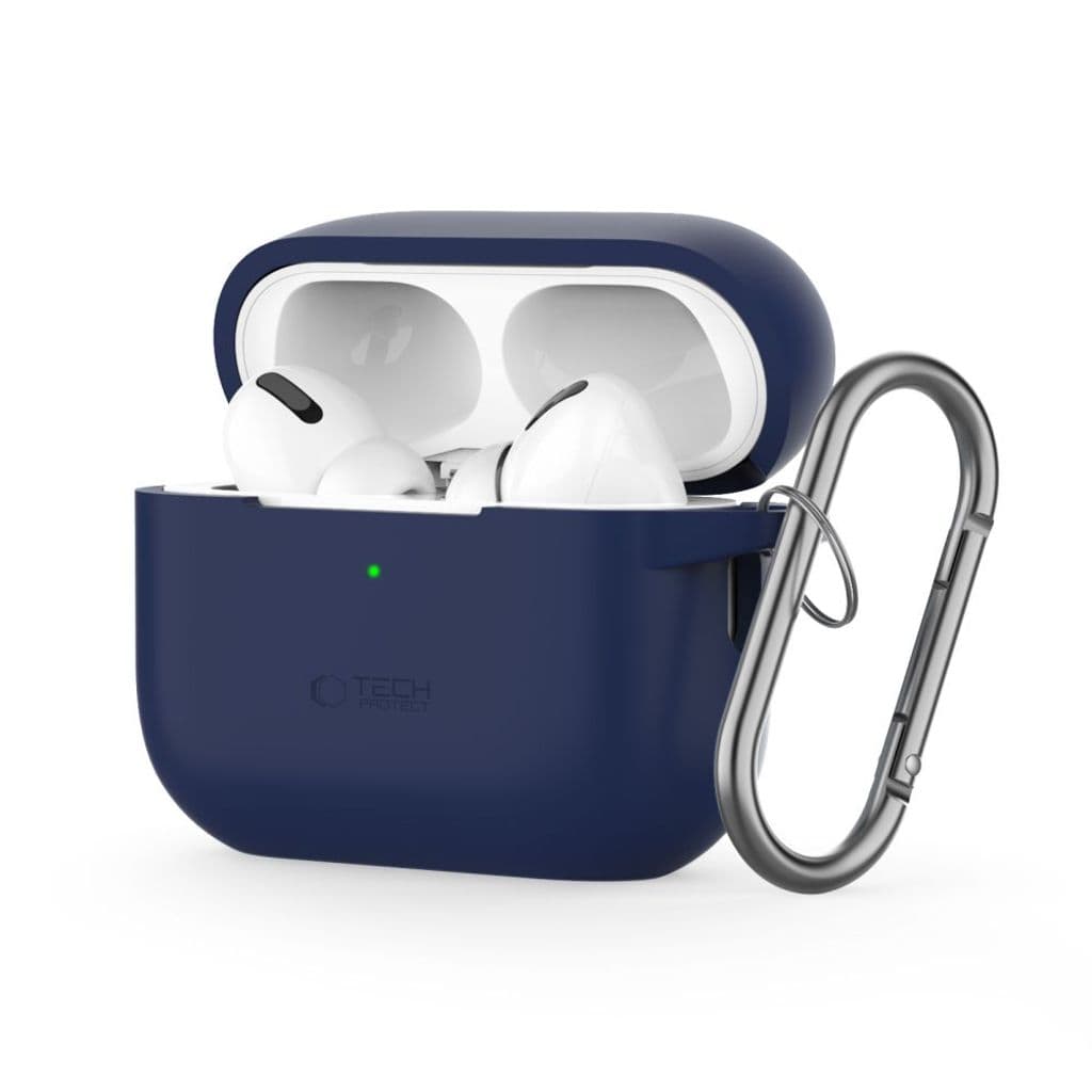 Tech-Protect Silicone Hook Skal till AirPods Pro 1 / 2 - Blå