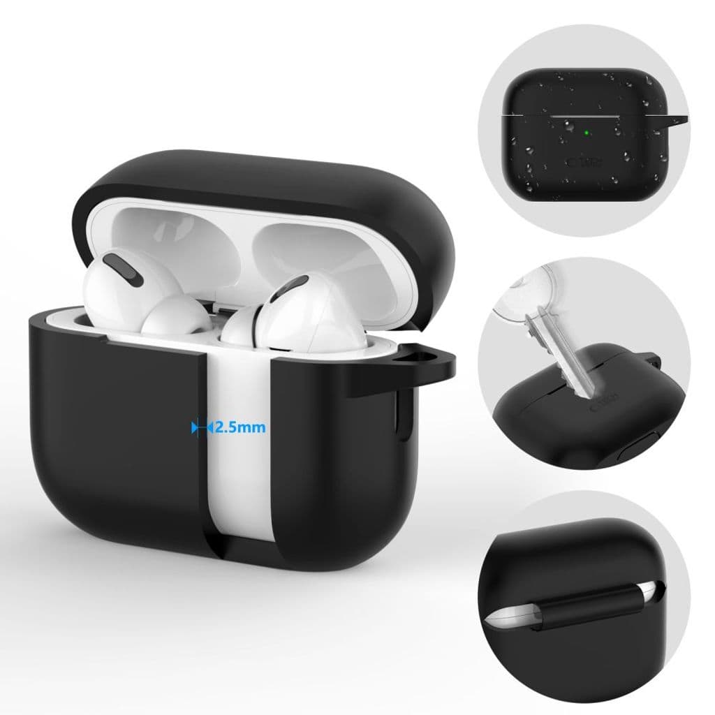 Tech-Protect Silicone Hook Skal till AirPods Pro 1 / 2 - Orange - Bild 4