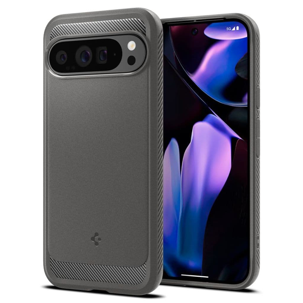 Spigen Rugged Armor Skal till Google Pixel 9 Pro XL - Grå