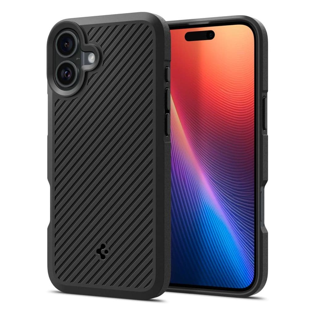 Spigen Core Armor Skal till iPhone 16 - Matte Black