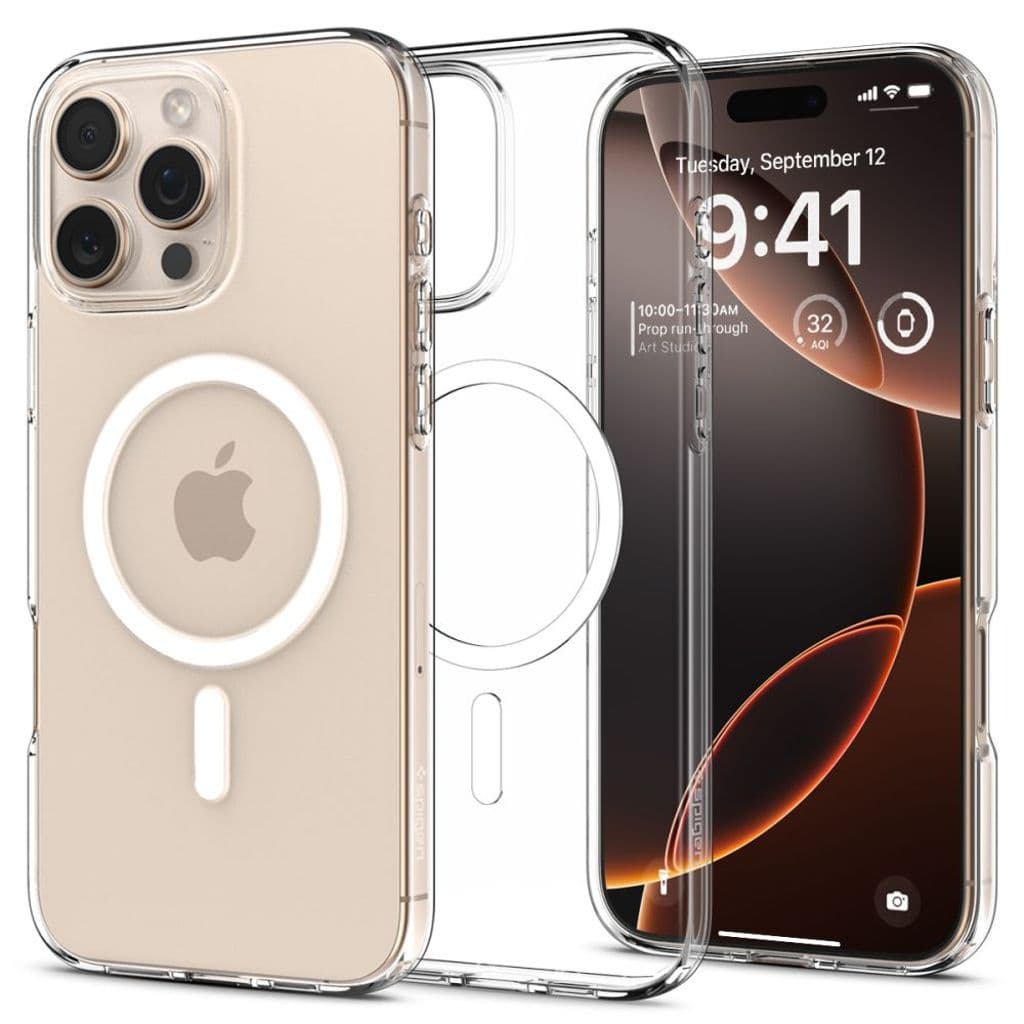 Spigen Liquid Crystal MagSafe Skal till iPhone 16 Pro - Transparent