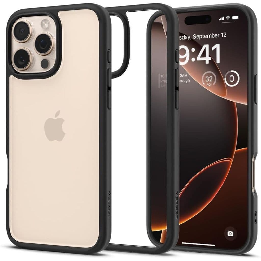 Spigen Ultra Hybrid Skal till iPhone 16 Pro Max - Matte Black