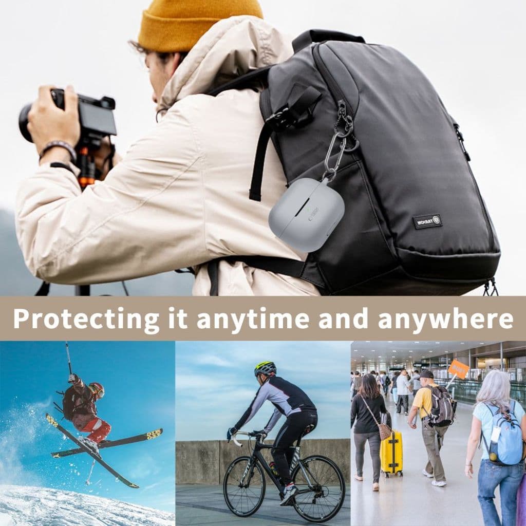 Tech-Protect Silicone Hook Skal till Samsung Galaxy Buds 3/3 Pro - Brun - Bild 8