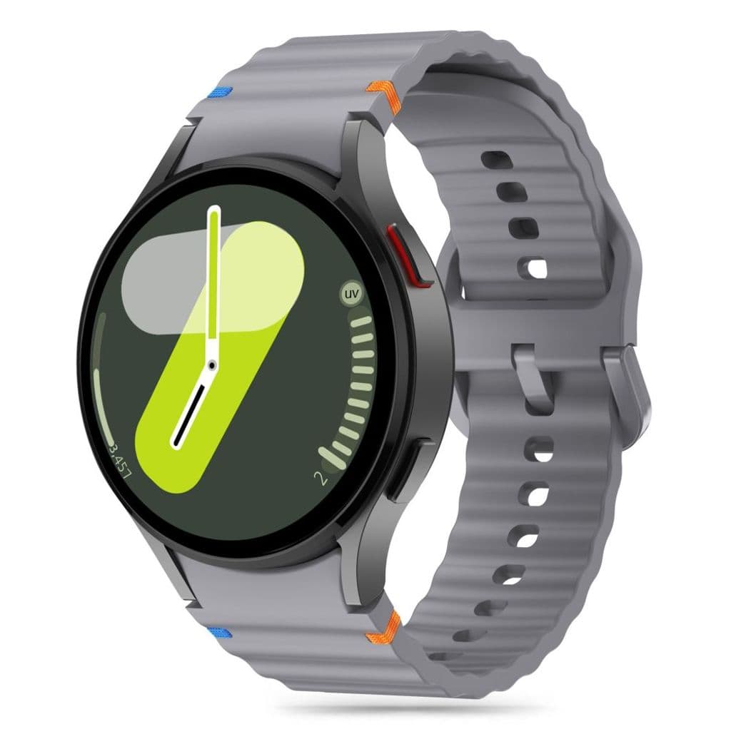 Tech-Protect Silicone Sport Kockarmband Galaxy Watch 4/5/5 Pro/6/7/FE - Grå